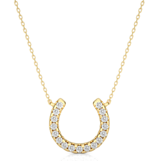 Luminous Round Diamond Pendant - Espira Gems