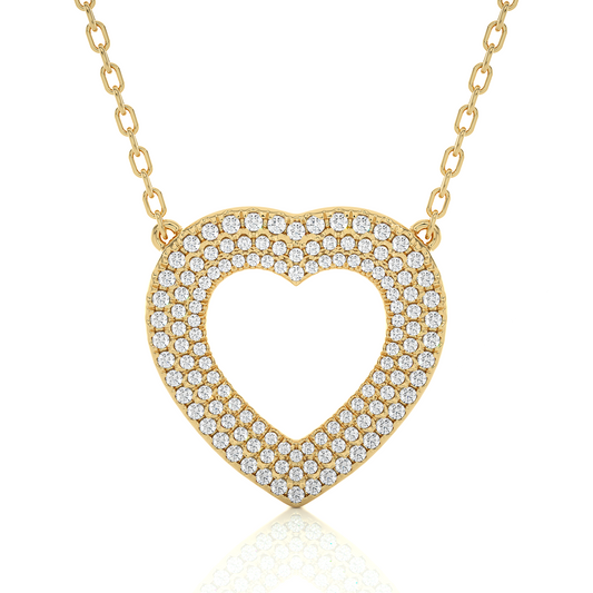Eternal Heartbeat Diamond Pendant - Espira Gems