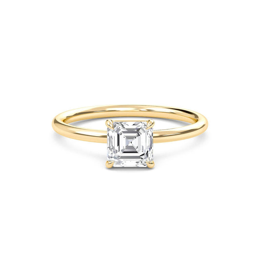 Bague Liberty avec diamant Asscher de 2 carats