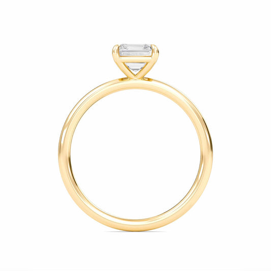 Bague Liberty avec diamant Asscher de 2 carats