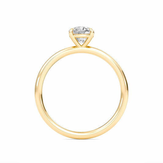 Bague Liberty avec diamant coussin de 2 carats
