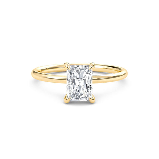 Bague Liberty avec diamant radiant de 2 carats