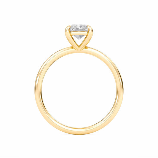 Bague Liberty avec diamant radiant de 2 carats