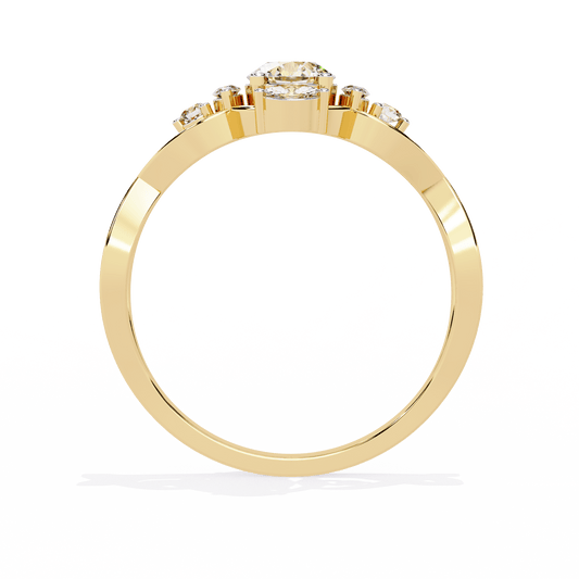 Sparkletta Round Diamond Ring - Espira Fine Gems