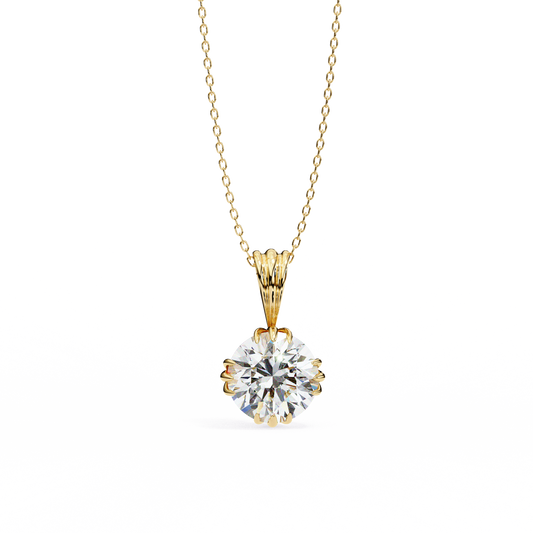 Vesta Diamond Pendant (Chain Sold Separately) - Espira Gems