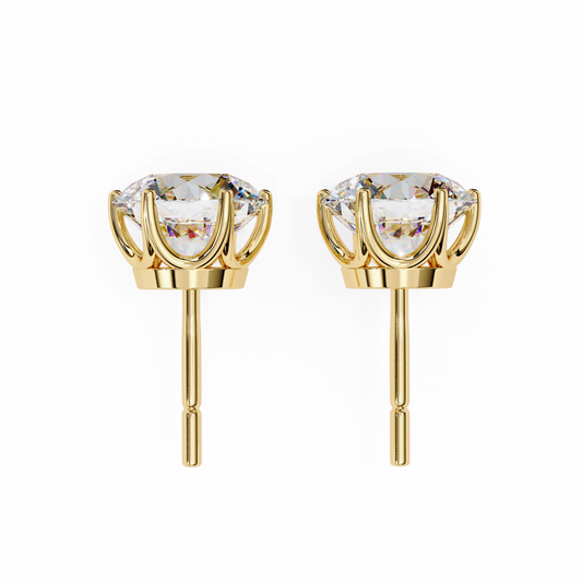 Boucles d'oreilles à breloques en diamant Celeste