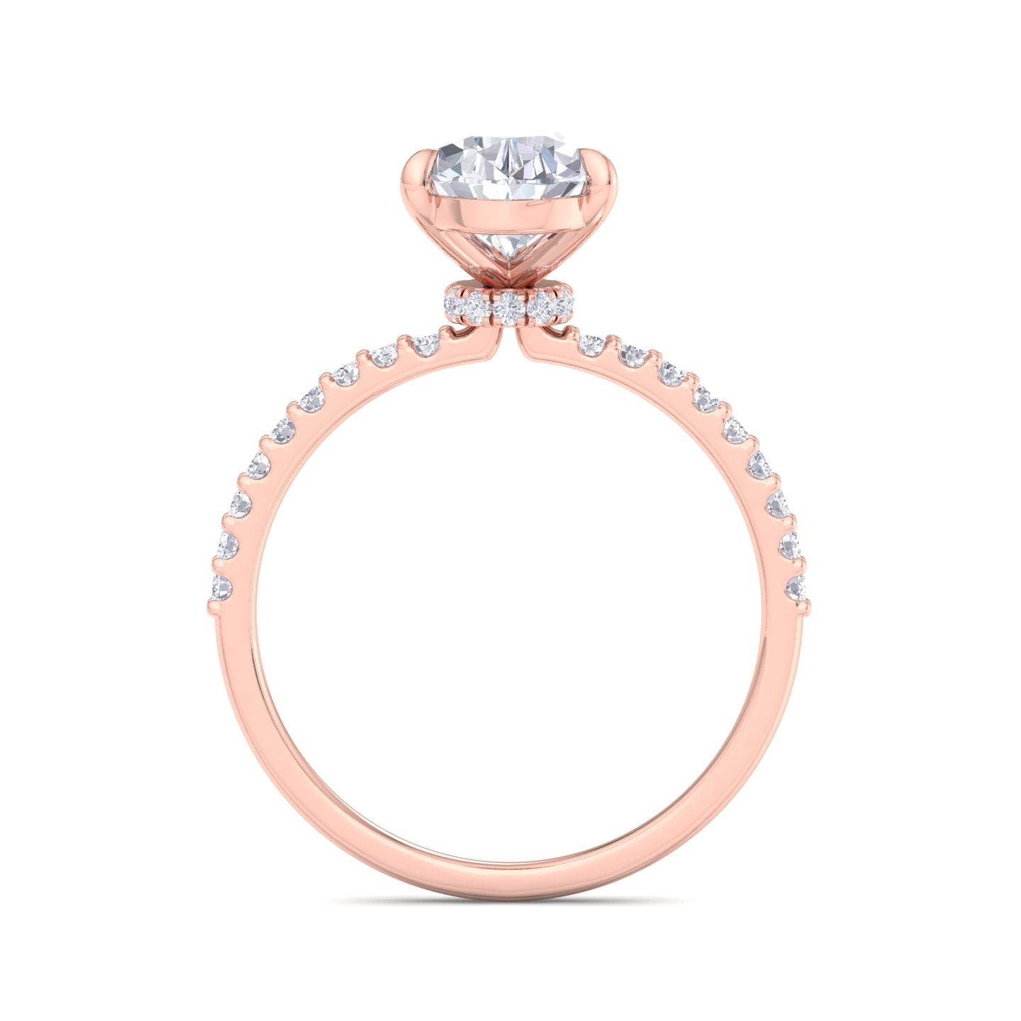 paradise pear diamond ring