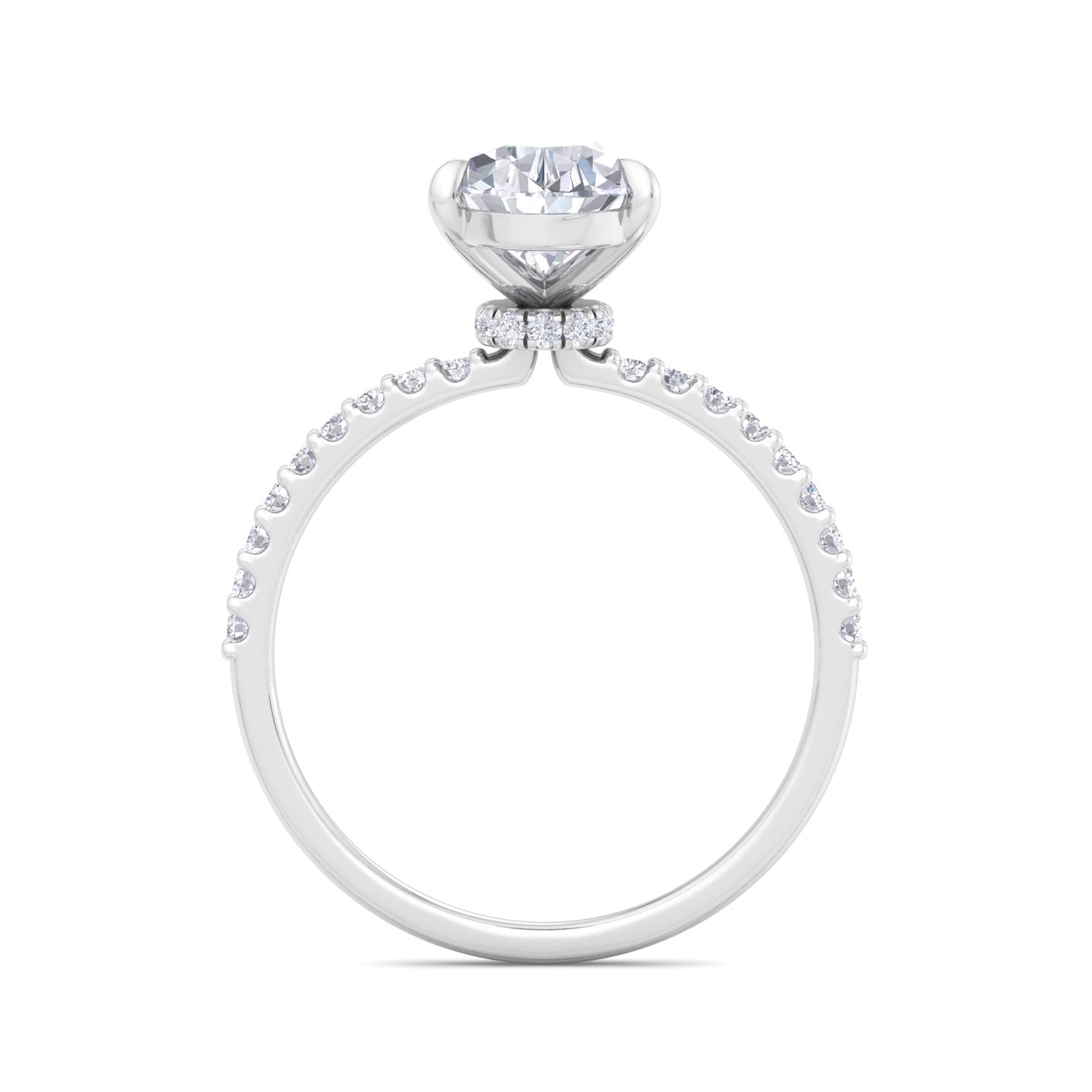 paradise pear diamond ring
