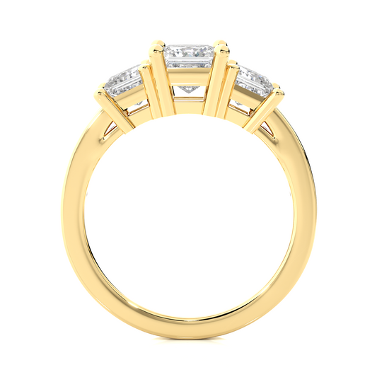 Trio Princess Diamond Ring - Espira Gems