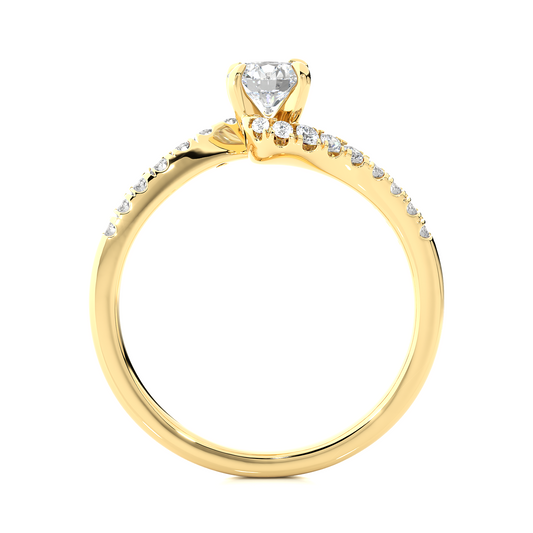 Breeze Round Diamond Ring - Espira Gems