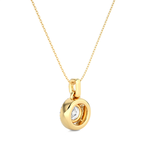Montara Round Diamond Pendant - Espira Gems