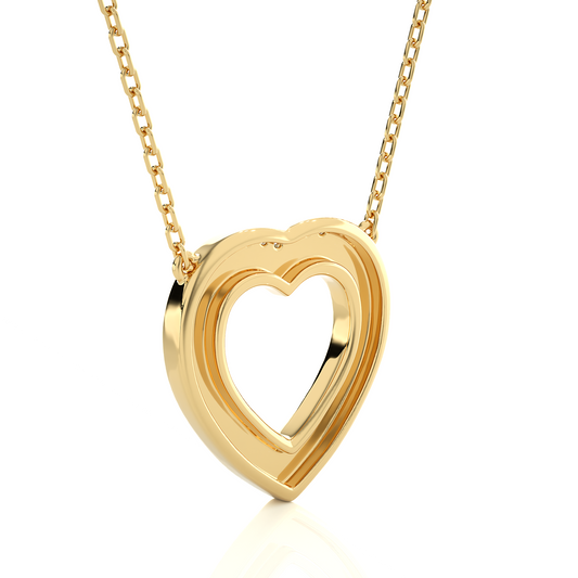 Eternal Heartbeat Diamond Pendant - Espira Gems