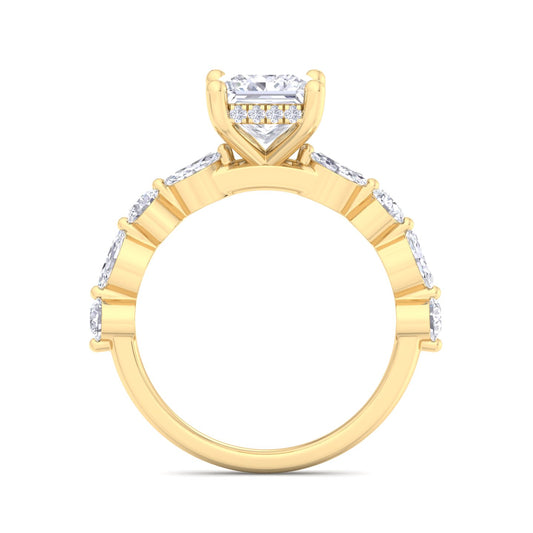 Florence Plus Princess Diamond Ring