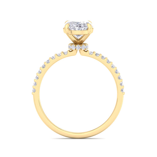 Paradise Oval Diamond Ring