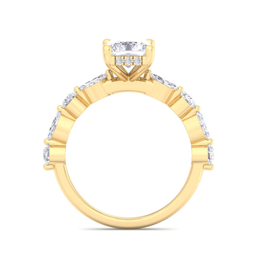 Florence Plus Radiant Diamond Ring