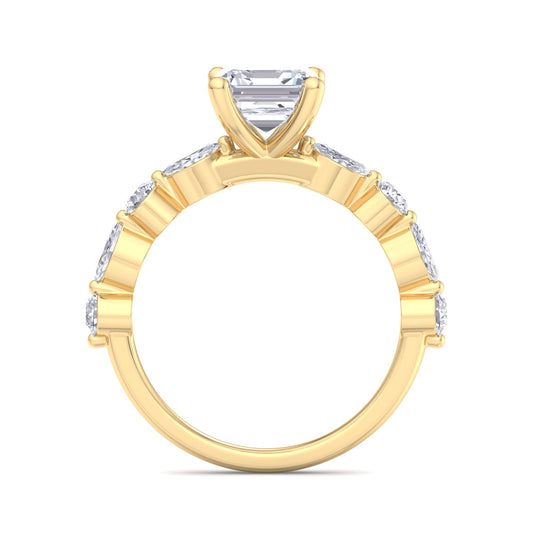Florence Asscher Diamond Ring