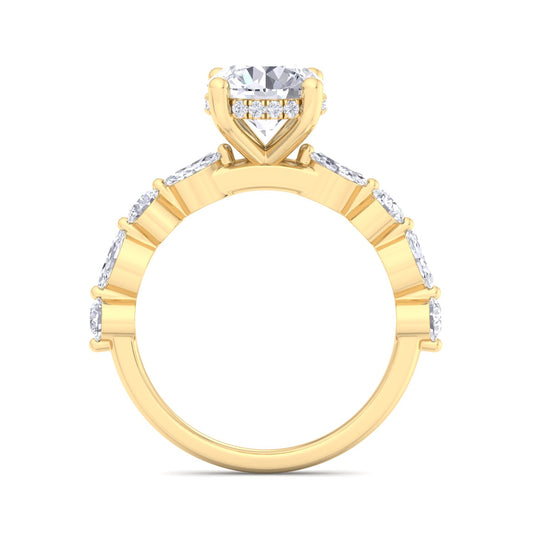 Florence Plus Round Diamond Ring