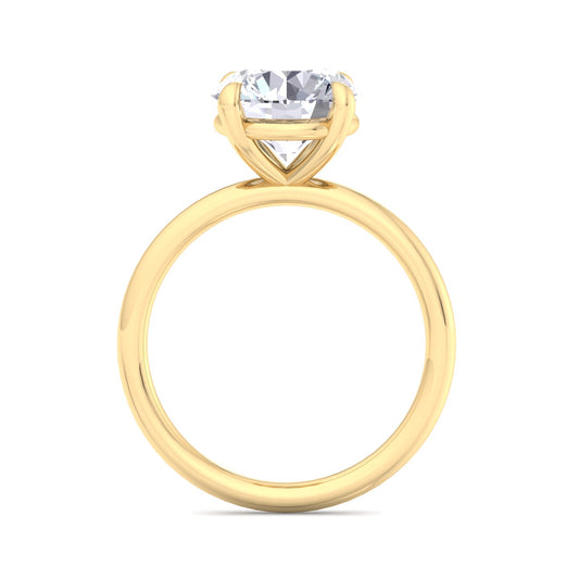 Bague Liberty en diamant rond de 3 carats