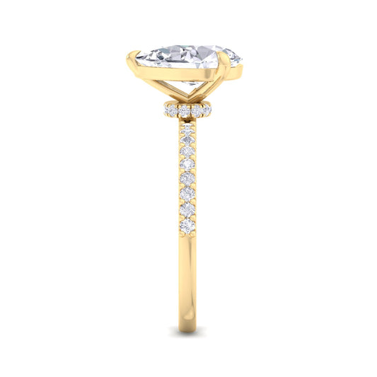 Paradise Pear Diamond Ring