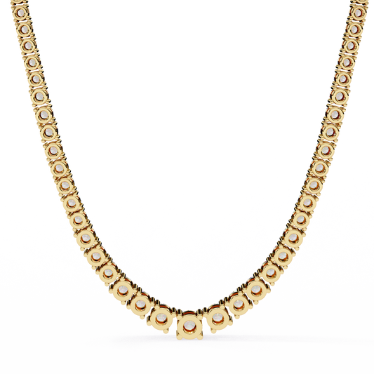 Isaluxe Round Diamond Necklace - Espira Fine Gems