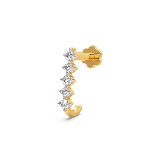 Eclipse Diamond Nose Pin - Espira Gems