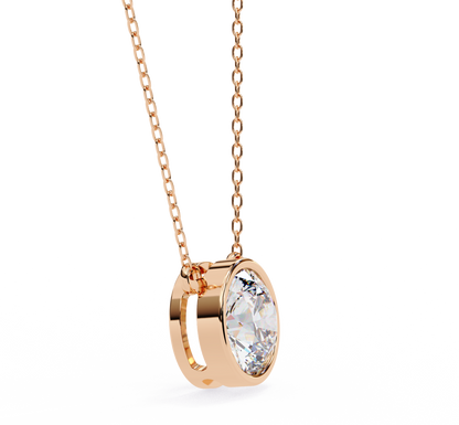 Pendentif diamant Floris céleste