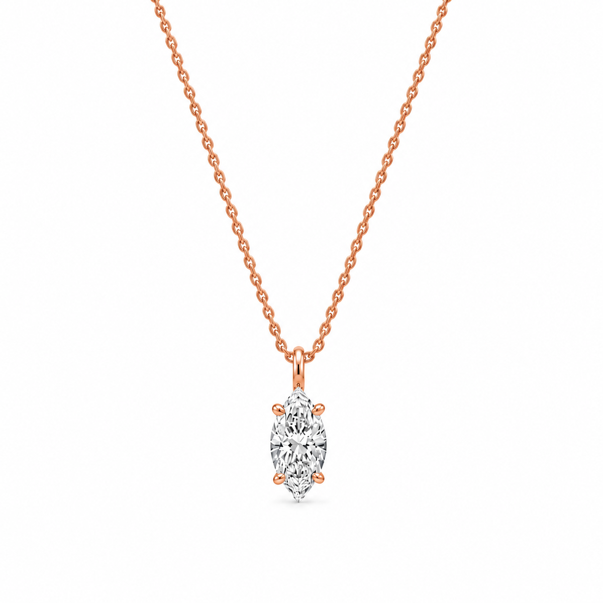 liberty 3 carat marquise diamond pendant (chain sold separately)