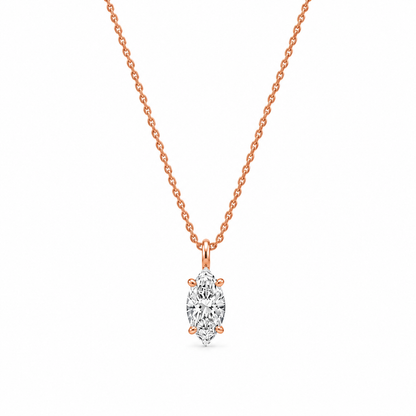 Liberty 3 Carat Marquise Diamond Pendant (Chain Sold Separately)