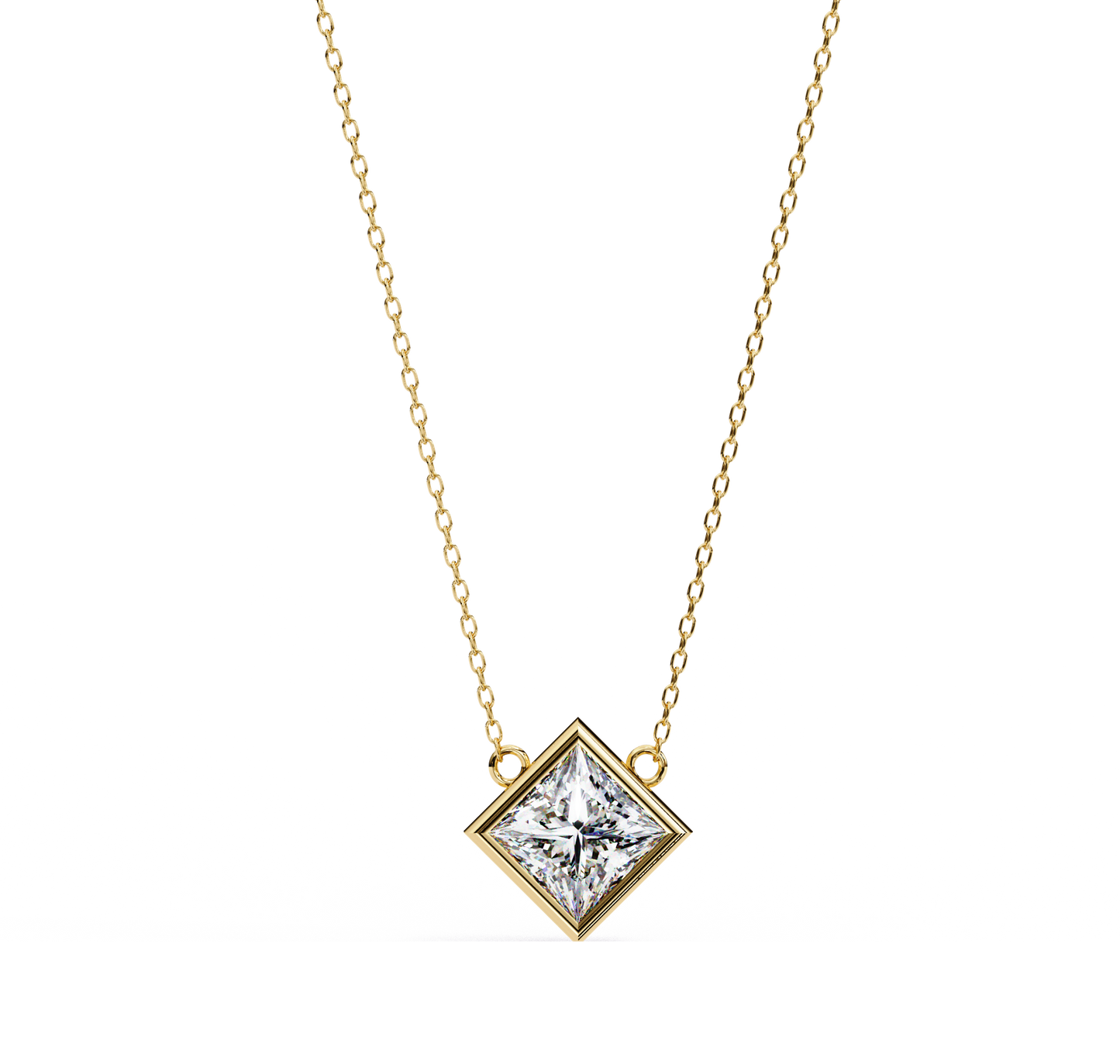 aurora princess charm diamond pendant
