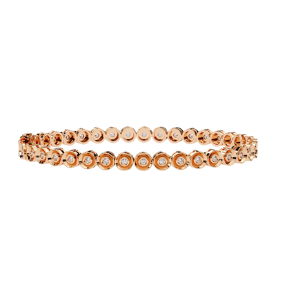 Bezel Round Diamond Bracelet