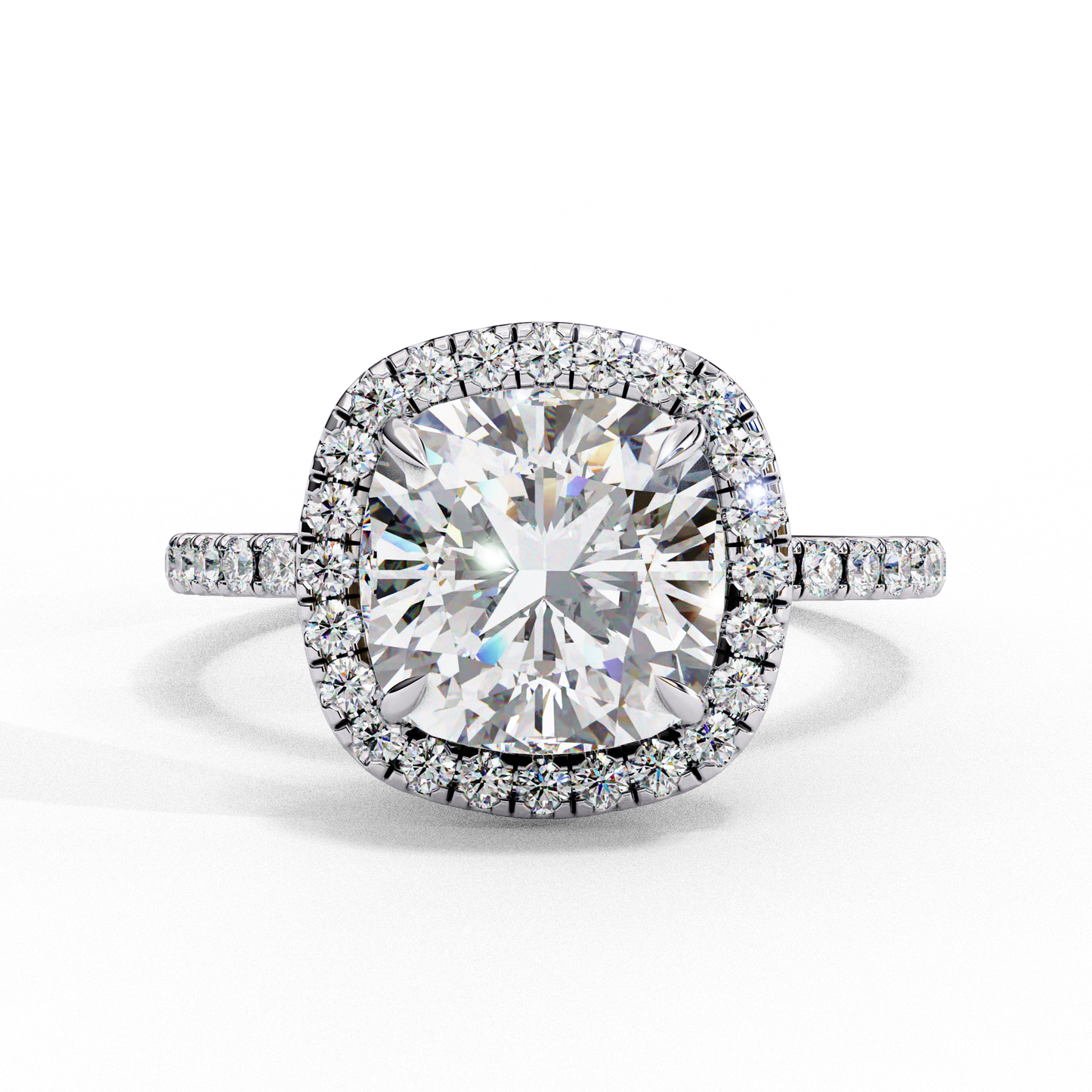 valentina cushion diamond ring - espira gems