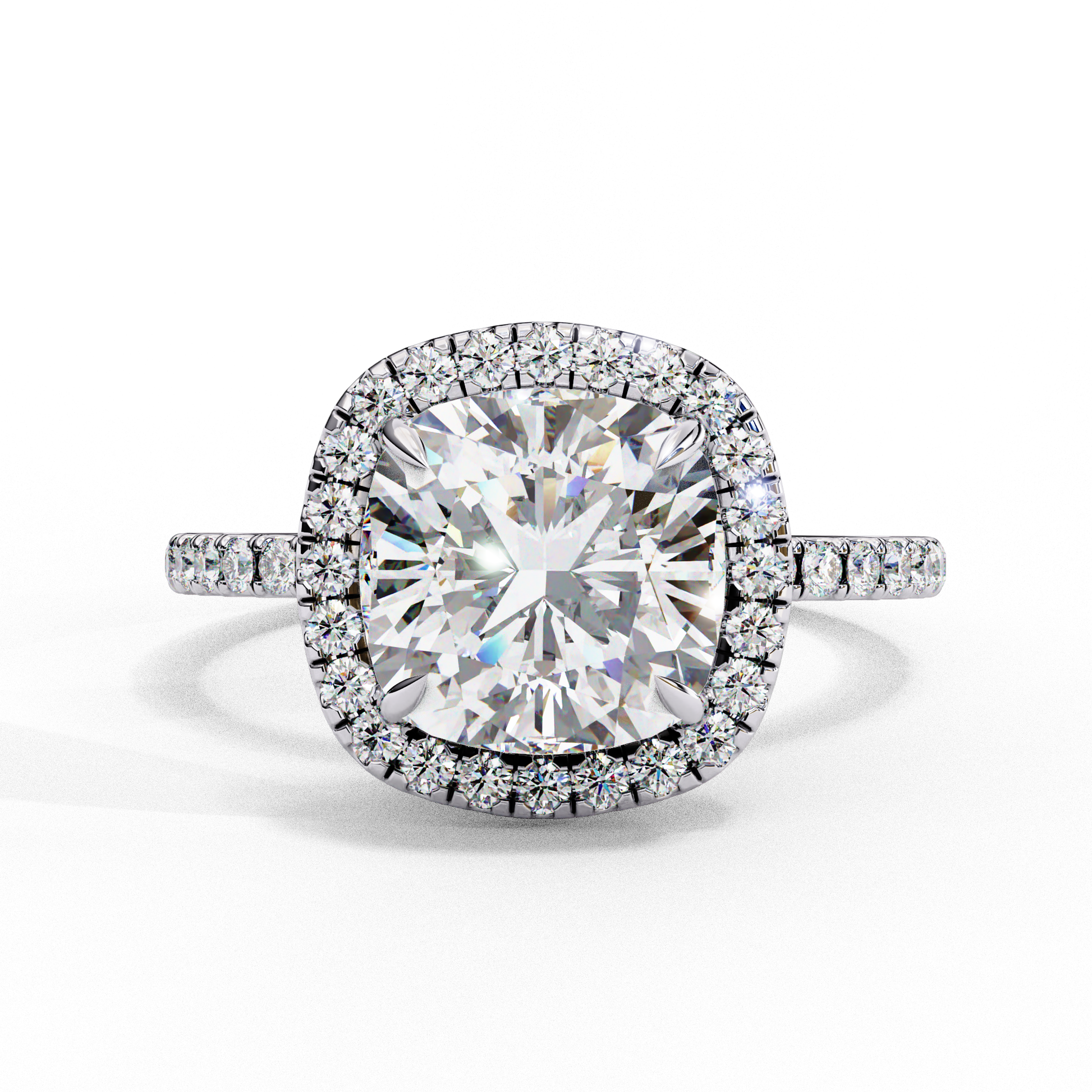 Valentina Cushion Diamond Ring - Espira Gems