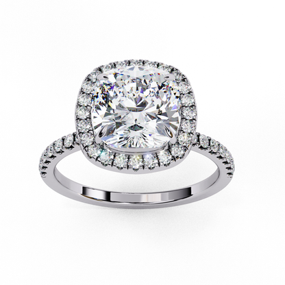 Valentina Cushion Diamond Ring - Espira Gems