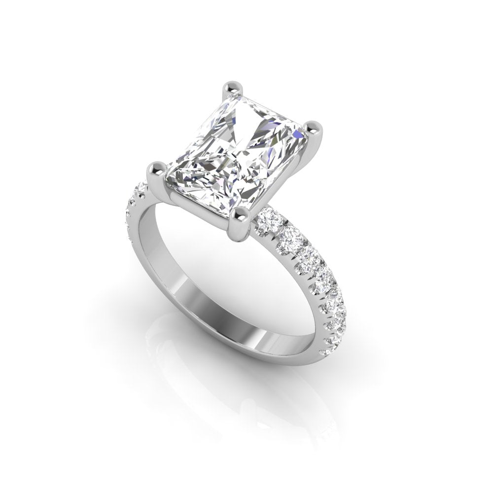 paradise radiant diamond ring