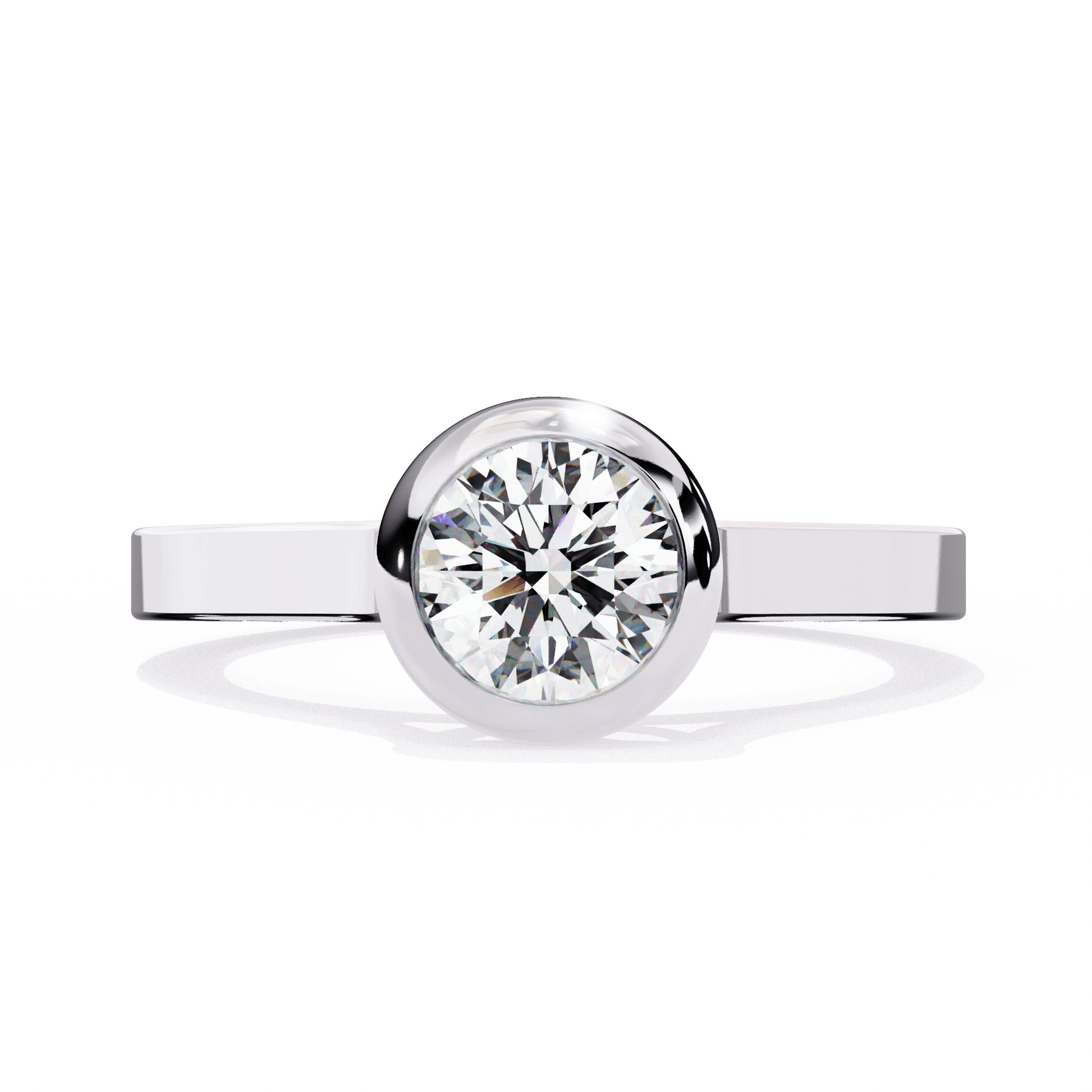 Sunspire Round Diamond Ring - Espira Fine Gems