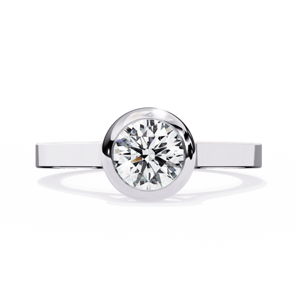 Sunspire Round Diamond Ring - Espira Fine Gems