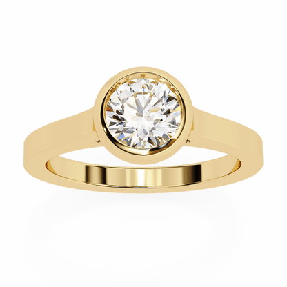 Sunspire Round Diamond Ring - Espira Fine Gems