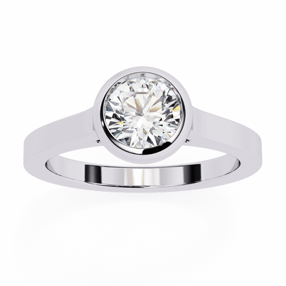 Sunspire Round Diamond Ring - Espira Fine Gems