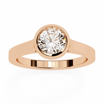 Sunspire Round Diamond Ring - Espira Fine Gems