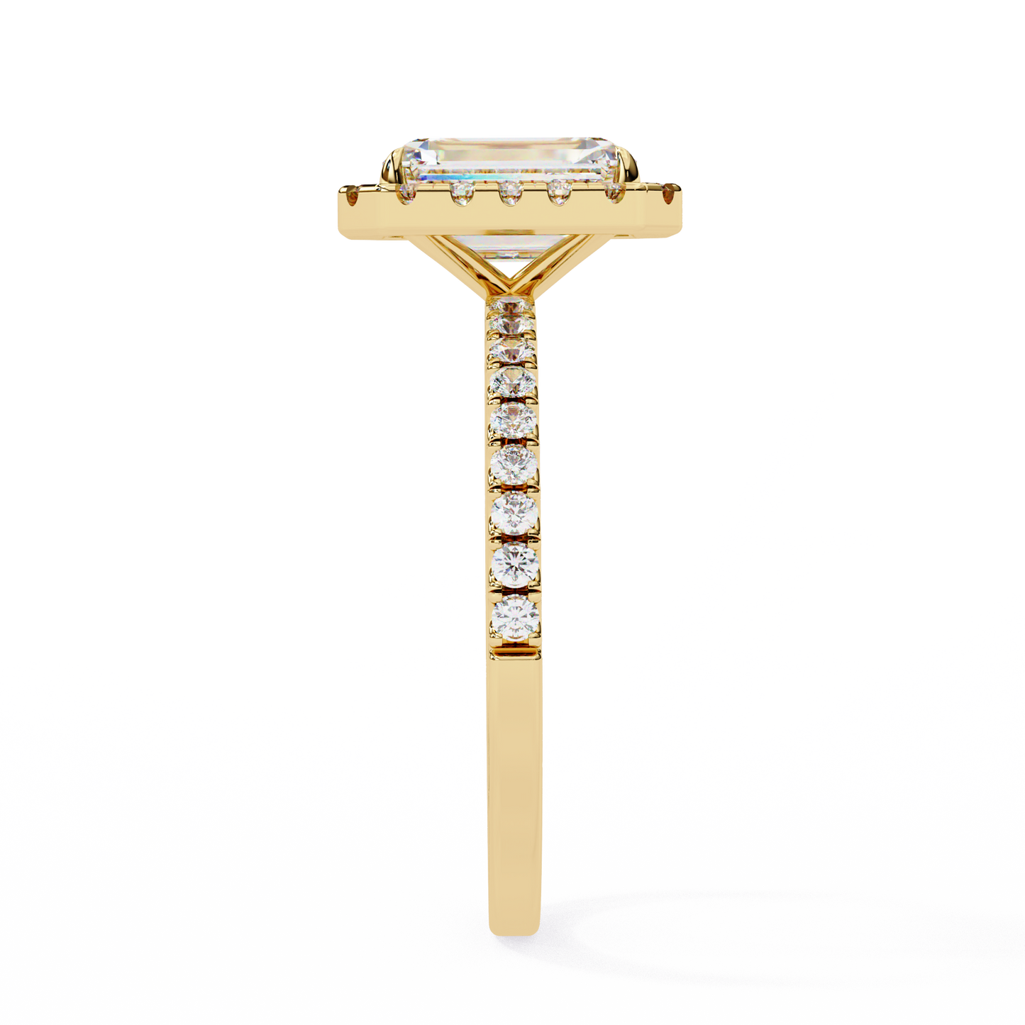 valentina emerald diamond ring - espira gems