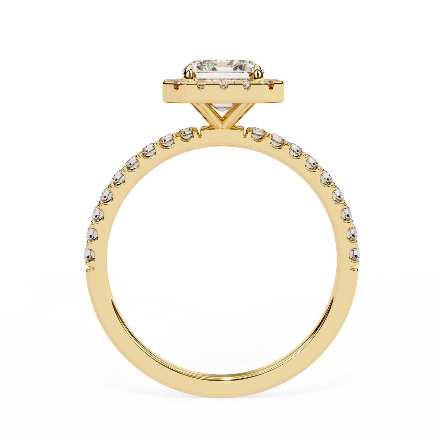 valentina emerald diamond ring - espira gems