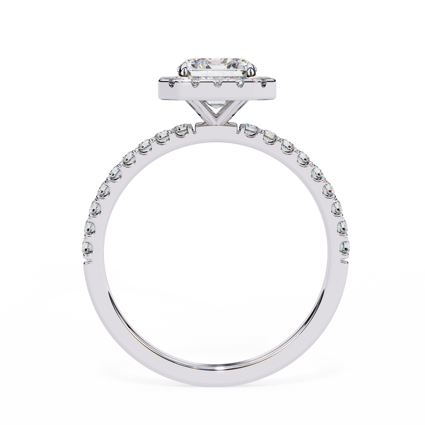 valentina emerald diamond ring - espira gems