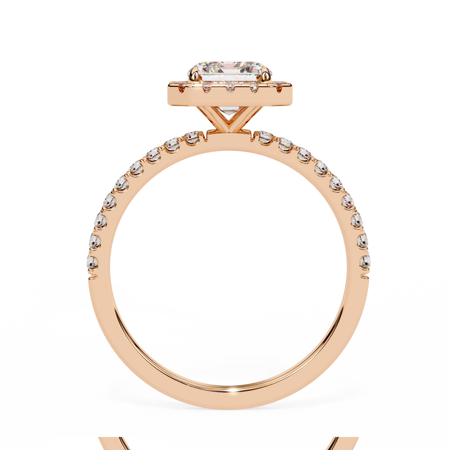 valentina emerald diamond ring - espira gems