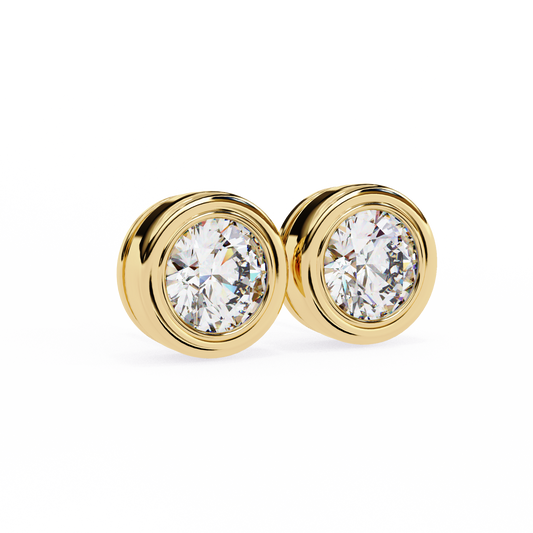 Boucles d'oreilles classiques en diamant Evoke