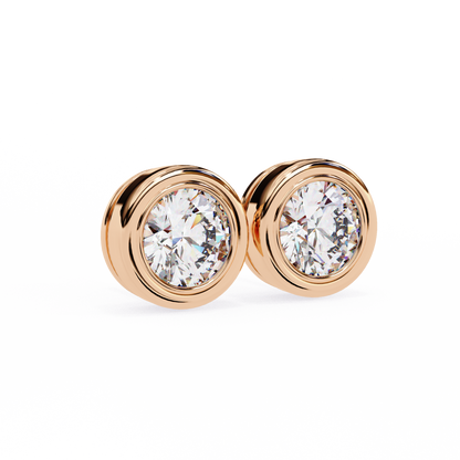 Boucles d'oreilles classiques en diamant Evoke