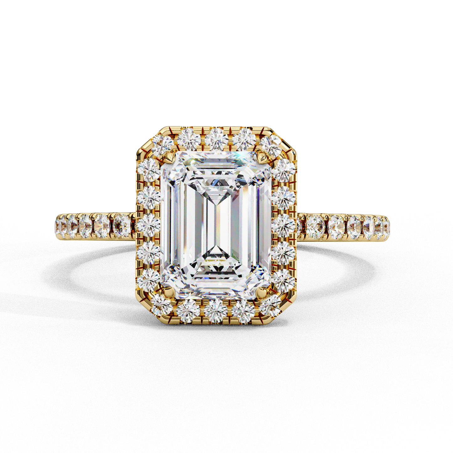 valentina emerald diamond ring - espira gems