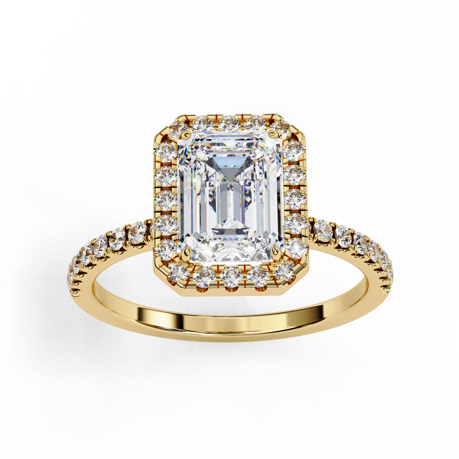 Valentina Emerald Diamond Ring - Espira Gems