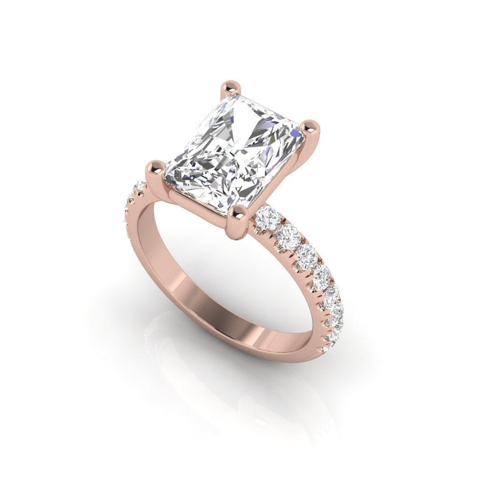 paradise radiant diamond ring