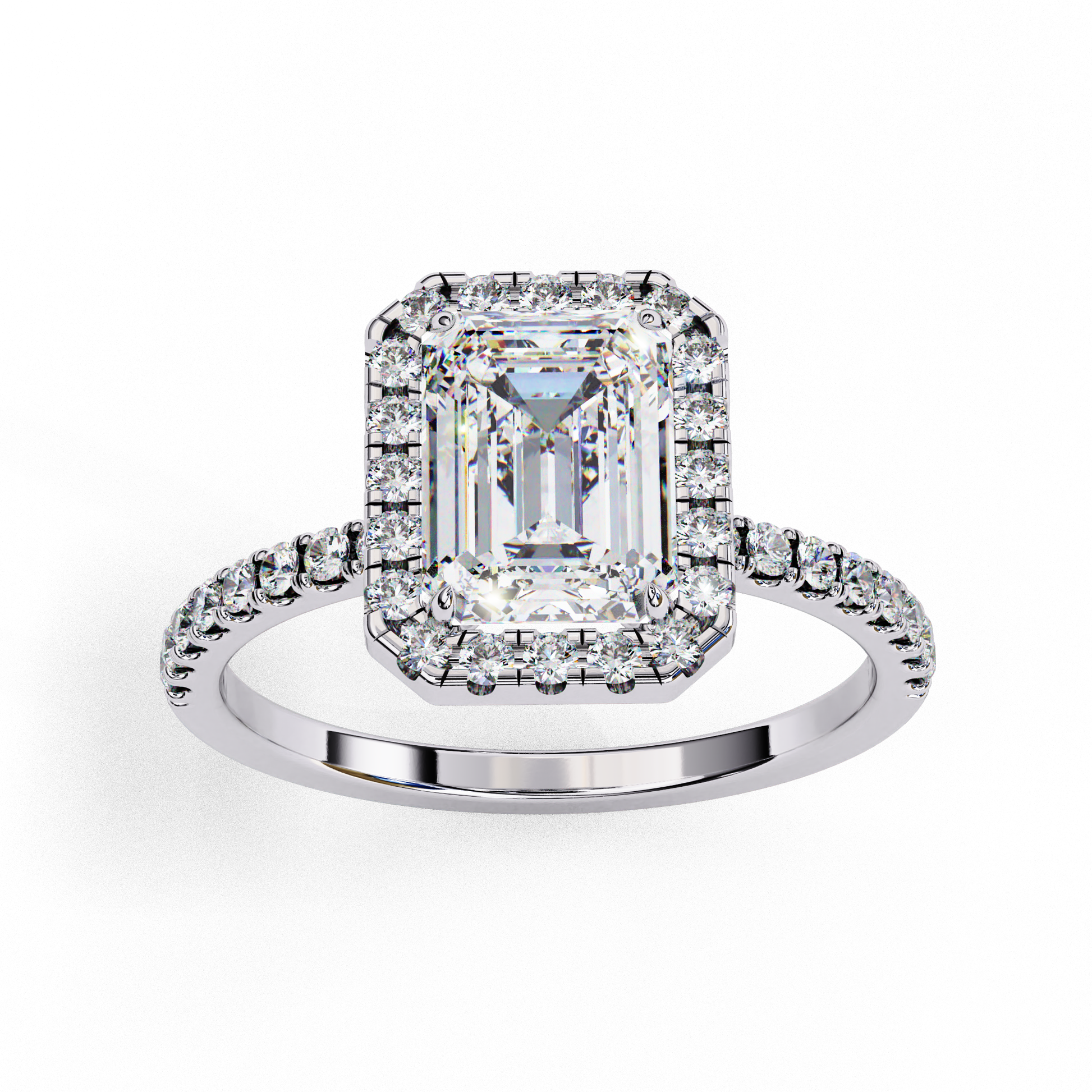 Valentina Emerald Diamond Ring - Espira Gems