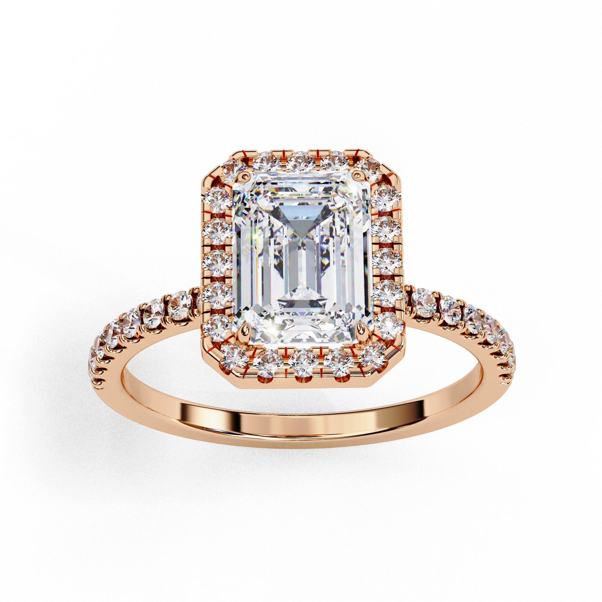 Valentina Emerald Diamond Ring - Espira Gems
